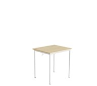 Elevbord 166 70x60xh72 cm hvitt understell