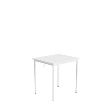 Elevbord 166 70x60xh72 cm hvitt understell