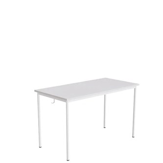 Elevbord 166 120x60xh72 cm hvitt understell