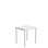 Elevbord 166 lyddempende 70x60xh72 cm alugrått understell