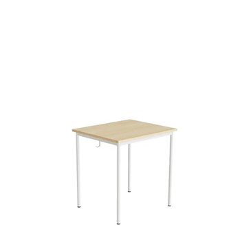 Elevbord 166 lyddempende 70x60xh72 cm hvit understell