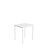 Elevbord 166 lyddempende 70x60xh72 cm hvit understell