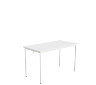 Elevbord 166 lyddempende  120x60xh72 cm hvitt understell