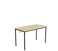 Elevbord 166 lyddempende 120x60xh72 cm sort understell