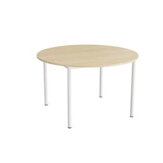 Bord Combi 206 Ø120 xh72 hvitt understell
