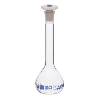 Målekolbe 50 ml borosilikat