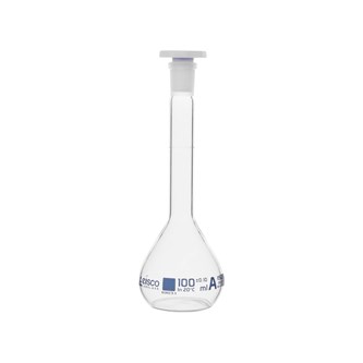 Målekolbe 100 ml borosilikat