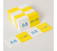 Domino subtraksjon med desimaler