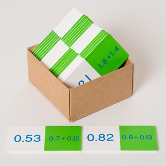 Domino addisjon med desimaler