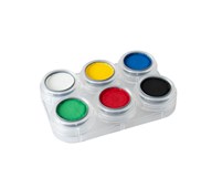 Grimas sminkepalett 6x2,5 ml grunnfarger