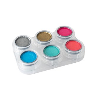 Grimas sminkepalett 6x2,5 ml perlemor