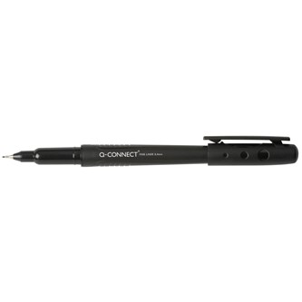 Fineliner 0,4 mm svart 10 stk