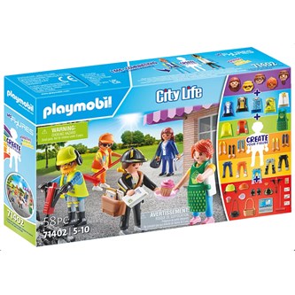 Playmobil 5 figurer med tilbehør Byboere