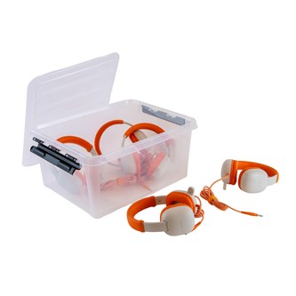 AVID hodetelefoner WonderEars oransje 3,5 mm 5 stk