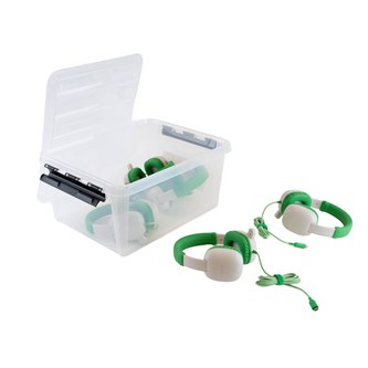 AVID hodetelefoner WonderEars grønn USB-C 5 stk