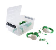 AVID hodetelefoner WonderEars grønn USB-C 5 stk