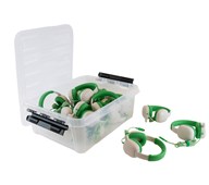 AVID hodetelefoner WonderEars grønn USB-C 15 stk