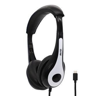 AVID hodetelefoner AE-35 hvit USB-C