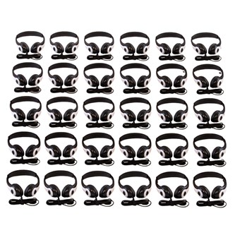 AVID hodetelefoner AE-35 hvit USB-C 30 stk