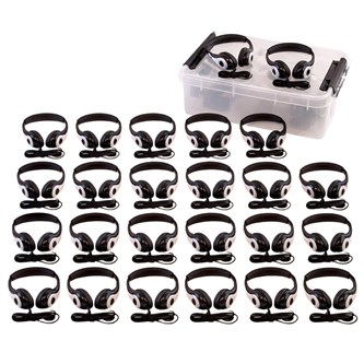 AVID hodetelefoner AE-35 hvit USB-C 30 stk