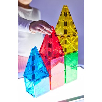 Magna-Tiles transparent byggesett 100 deler