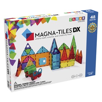 Magna-Tiles De Lux 48 deler transparente