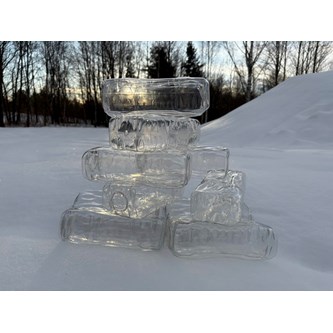 Byggeklosser isblokk