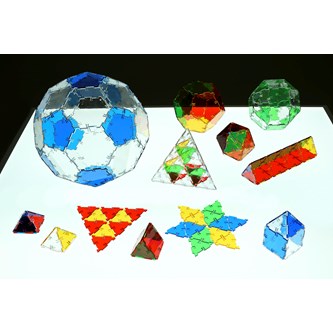 Polydron klassesett transparent