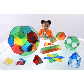 Polydron Original klassesett transparent 164 deler