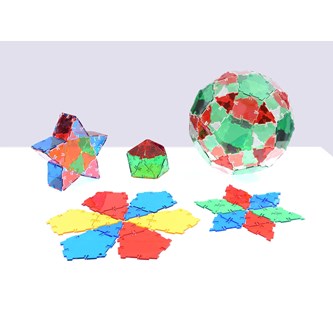 Polydron Original klassesett transparent 164 deler