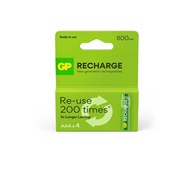 Batteri AAA HR03 oppladbare 4 stk