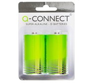 Batteri D LR20 alkalisk 2 stk