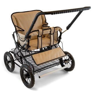 Tvillingvogn Lekolar PU bakovervendt