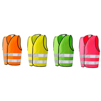 Refleksvest borrelås XXS
