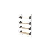 Wille bibliotek vegg 90 cm 4 trehyller