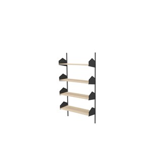 Wille bibliotek vegg 90 cm 4 trehyller