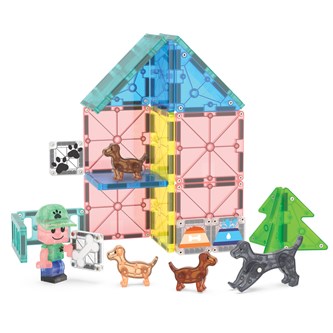 Magna-Tiles hundegård