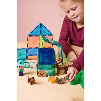 Magna-Tiles hundegård