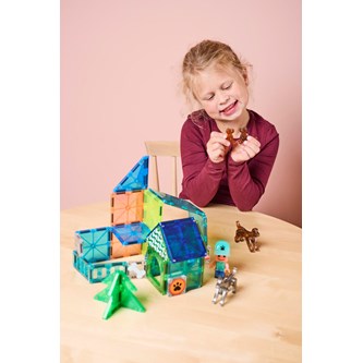 Magna-Tiles hundegård