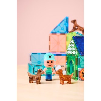 Magna-Tiles hundegård