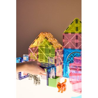Magna-Tiles lekehus til dyr