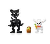 Bamse lekefigurer Lille Hopp og Ulven