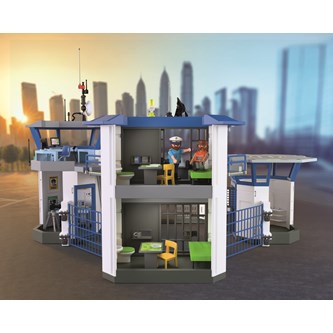 Playmobil politistasjon med fengsel