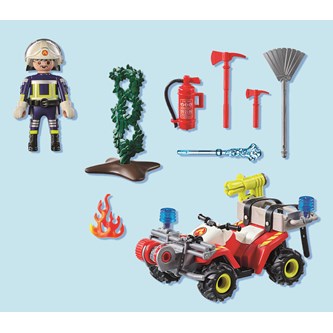 Playmobil brannmann ATV