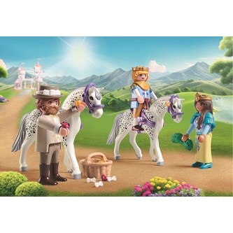 Playmobil hester med vogn
