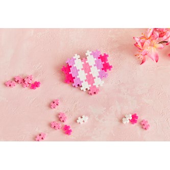 PLUS-PLUS rød og rosa miks  1200 delar