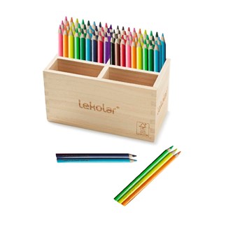 Fargeblyanter Lekolar Jumbo trekant 240 stk