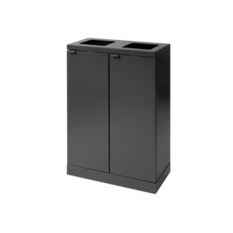 Bica avfallssortering advanced 2x65 l åpne innkast