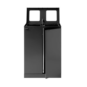 Bica avfallssortering advanced 2x65 l åpne innkast