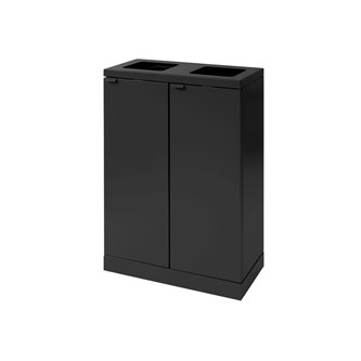 Bica avfallssortering advanced 2x65 l åpne innkast
